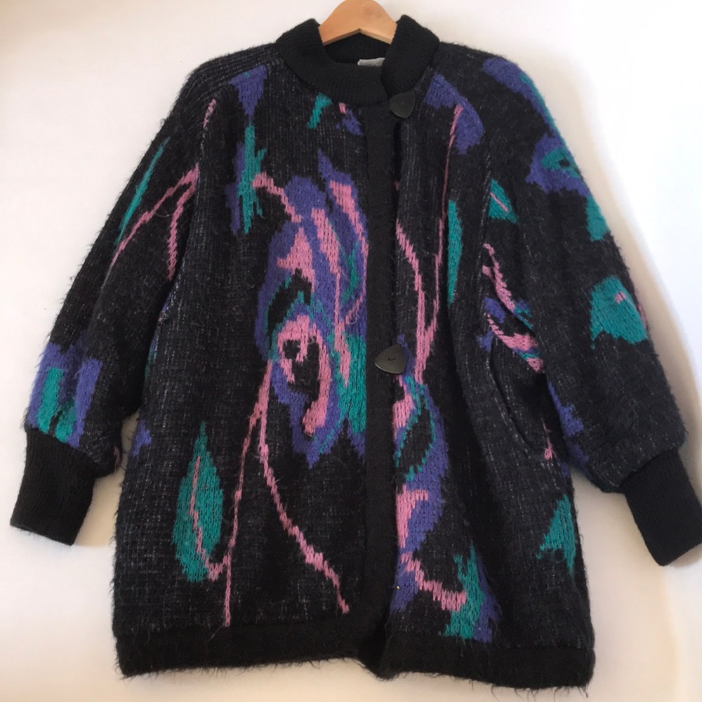 Vintage 80’s Sweater Jacket